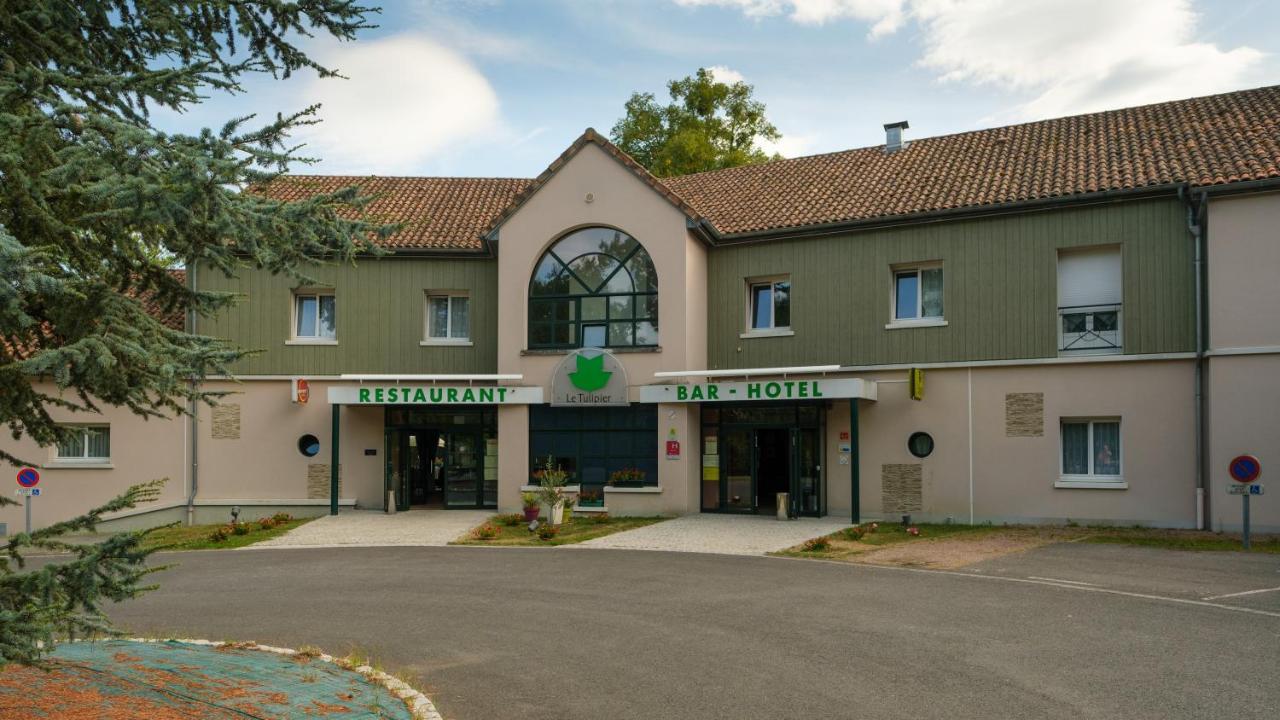 Logis Hotel - Restaurant Le Tulipier Vienne-le-Château Eksteriør bilde